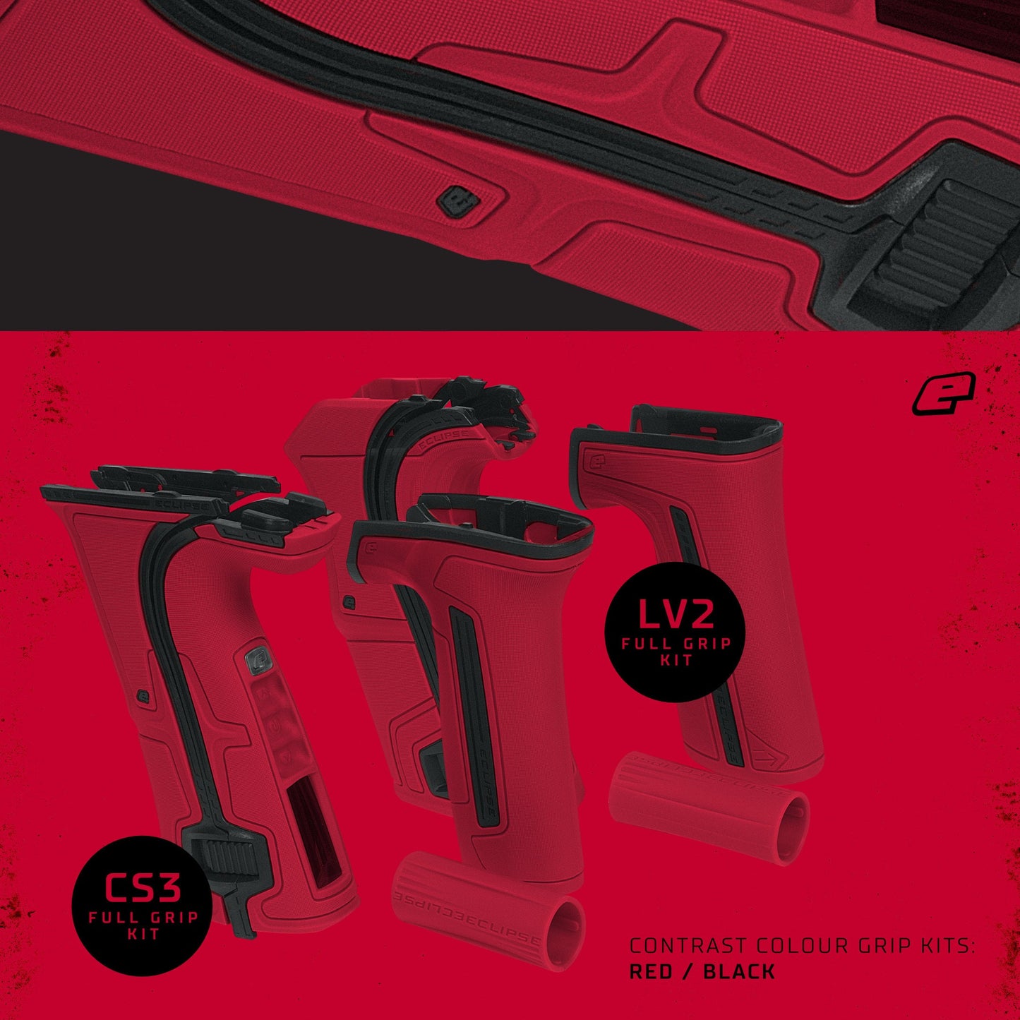 Planet Eclipse Lv2 Grip Kit - RED