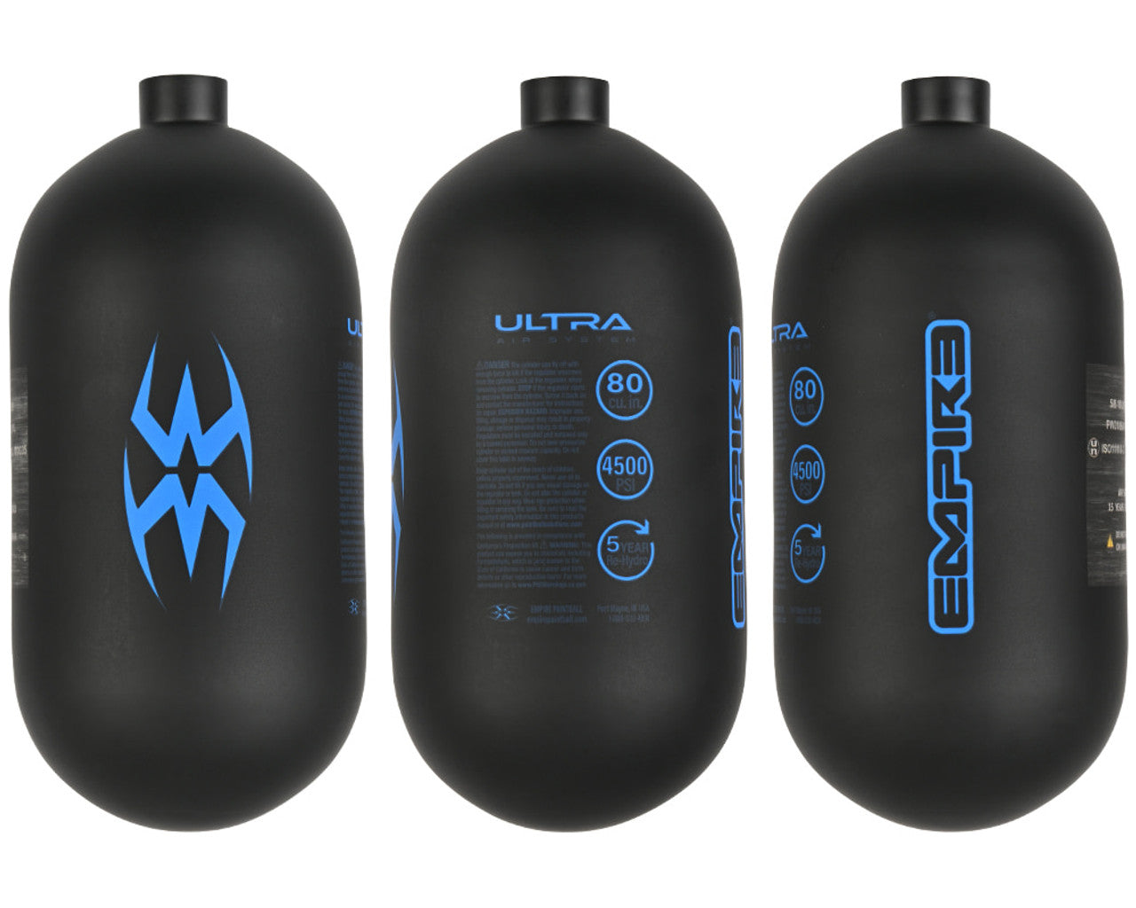 Empire 80/4500 Ultra Tank - Black/Blue