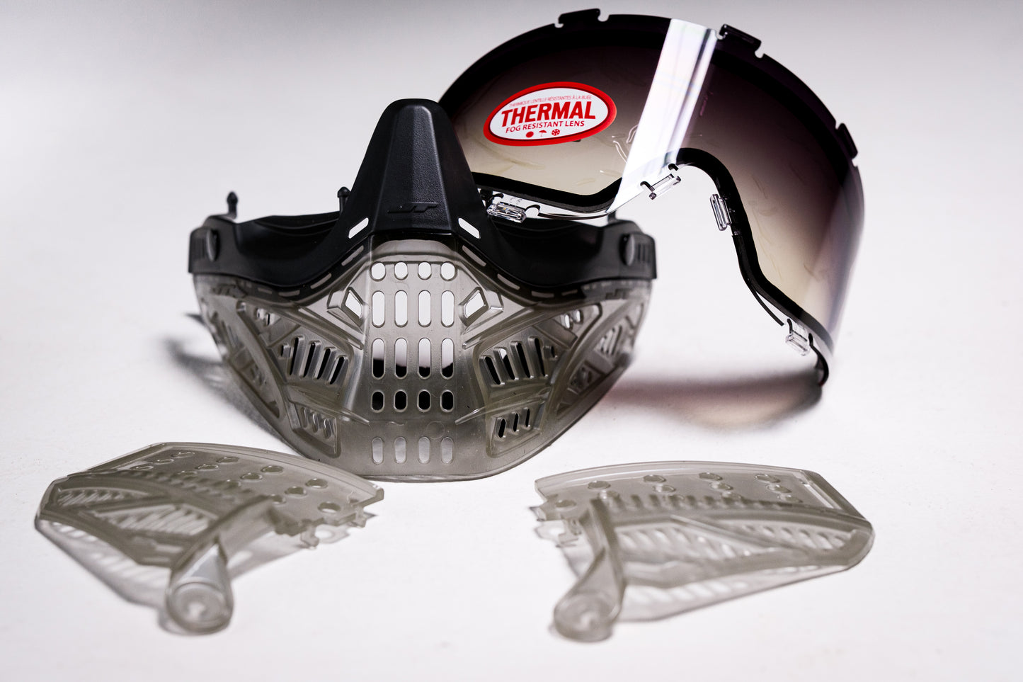 JT Proflex REVO2 Skirt/Ear Kit - Smoke Ice + Smoke/Clear Gradient Lens Combo