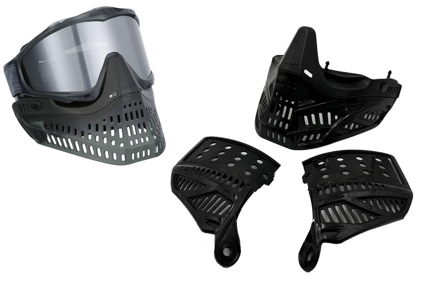 JT Spectra Proflex SE Goggle - Smoke ICE + REVO2 Black Skirt/Ear Kit