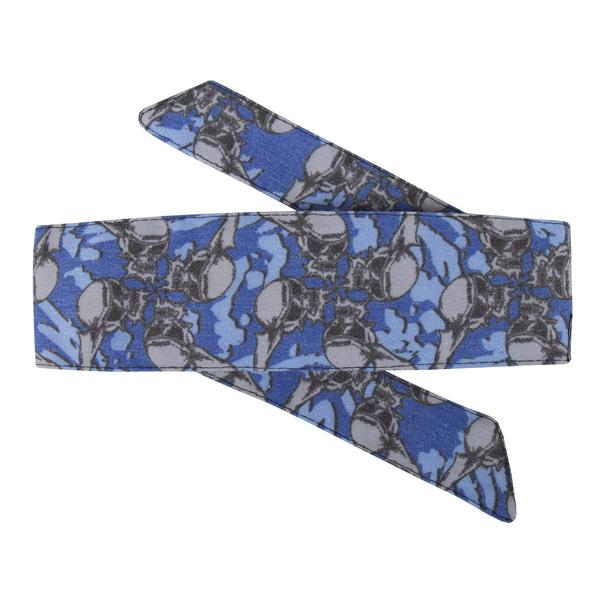 HK Army Headband - Skulls Blue