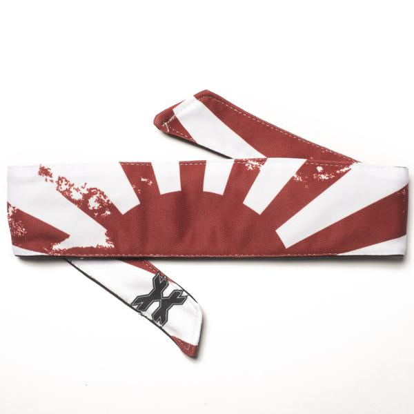 HK Army Headband - Rising Sun White