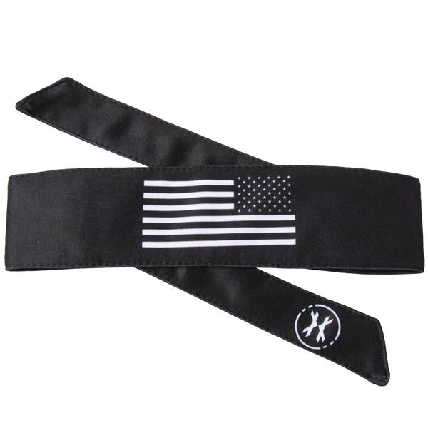 HK Army Headband - USA Black White