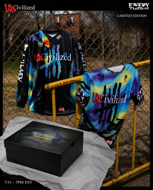 TWSTR X EOTS UNCIVILIZED JERSEY/TECH TEE COMBO