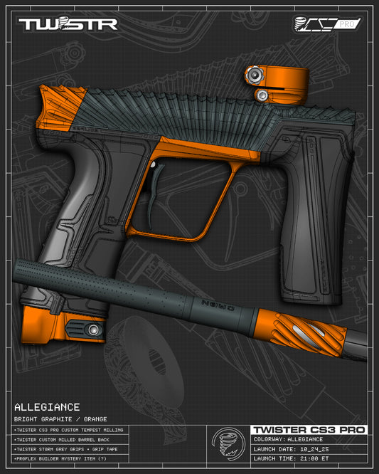 Planet Eclipse TWSTR CS3 PRO - Allegiance (Graphite/Orange) [SELECT]