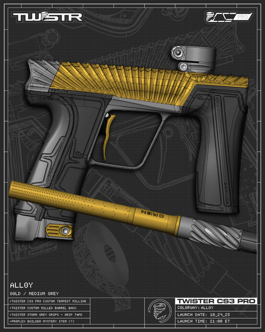 Planet Eclipse TWSTR CS3 PRO - Alloy (Gold/Medium Grey) [SWAP]