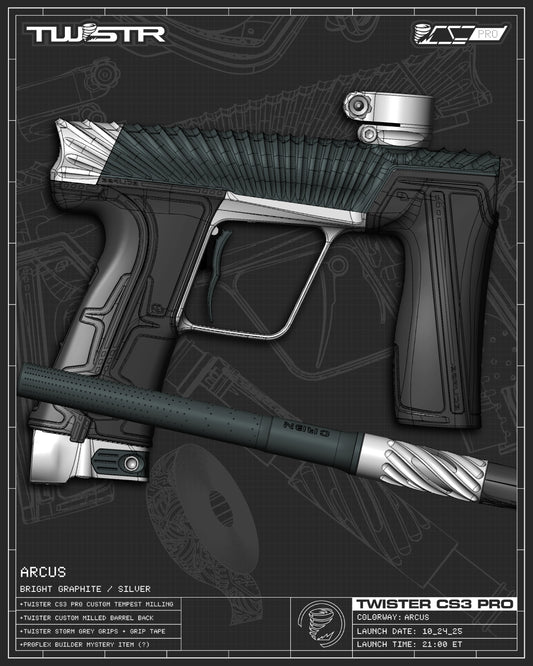 Planet Eclipse TWSTR CS3 PRO - Arcus (Graphite/Silver) [SWAP]