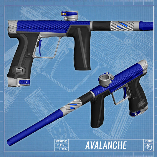 Planet Eclipse TWSTR GEO R5 - Avalanche (Blue3/Silver) [SWAP]