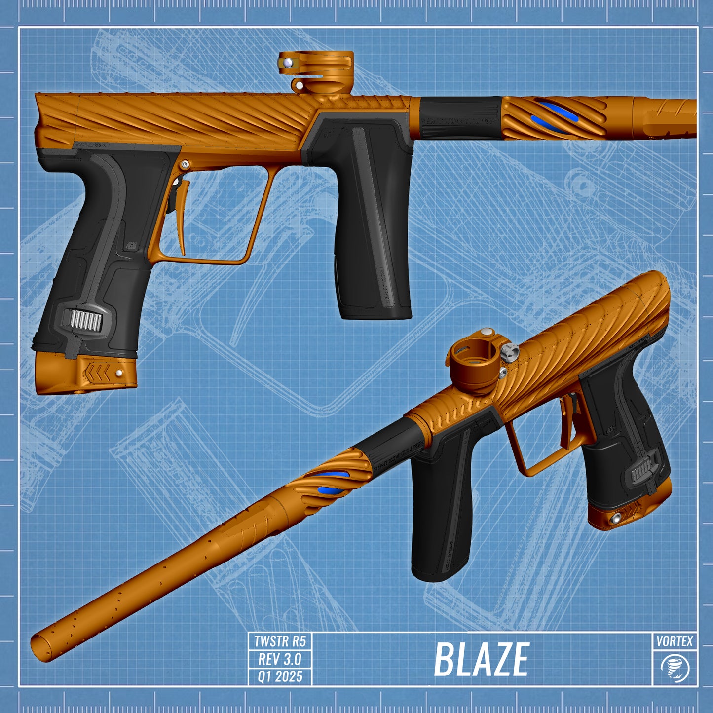 Planet Eclipse TWSTR GEO R5 - Blaze (Orange/Orange) [PRIME]