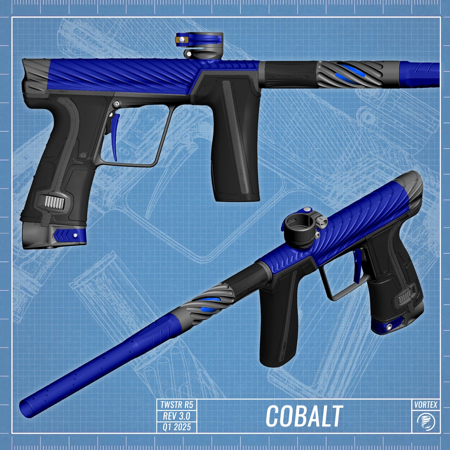 Planet Eclipse TWSTR GEO R5 - Cobalt (Blue3/Medium Grey) [SWAP]