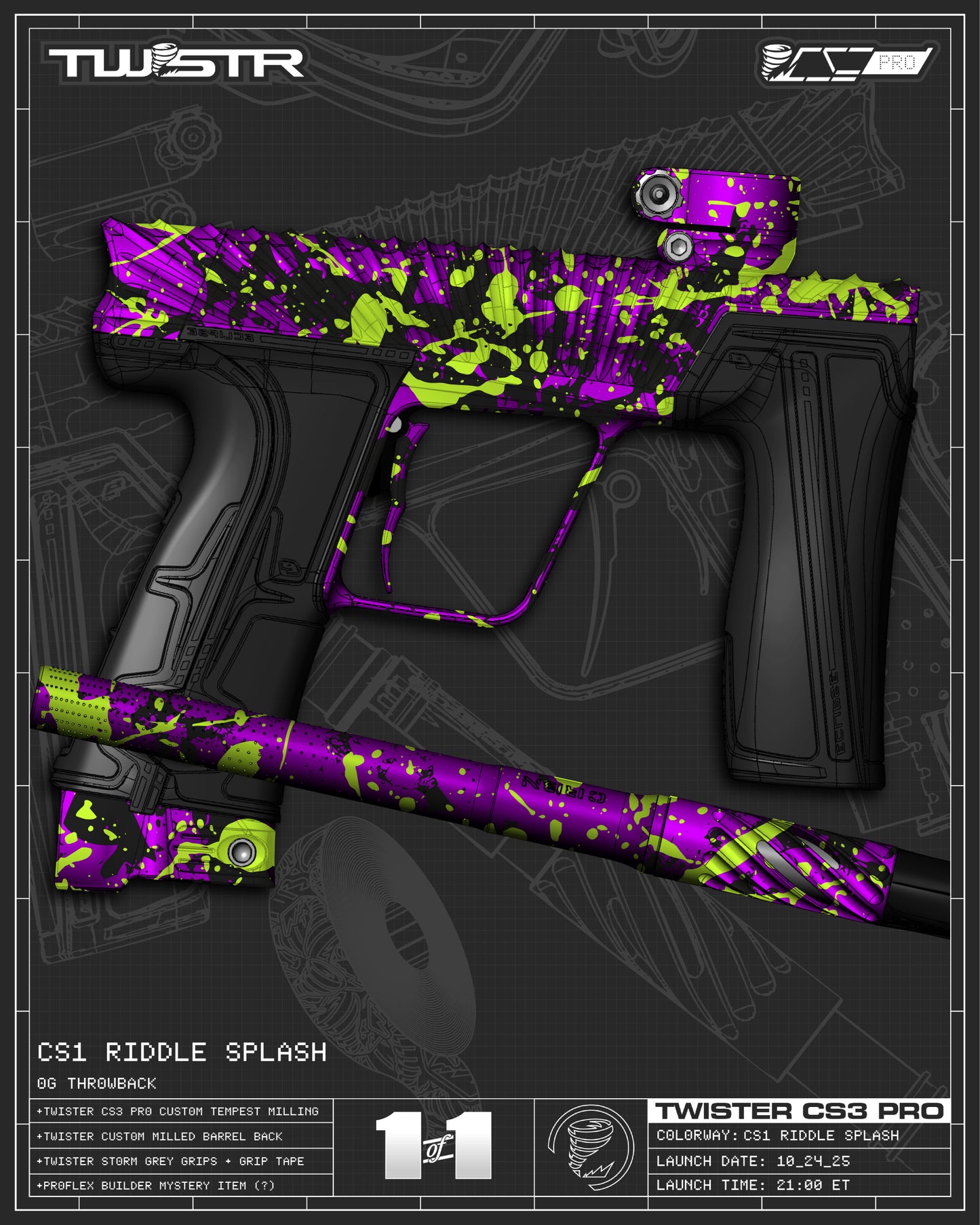Planet Eclipse TWSTR CS3 PRO - CS1 Riddle Splash [OG Throwback]