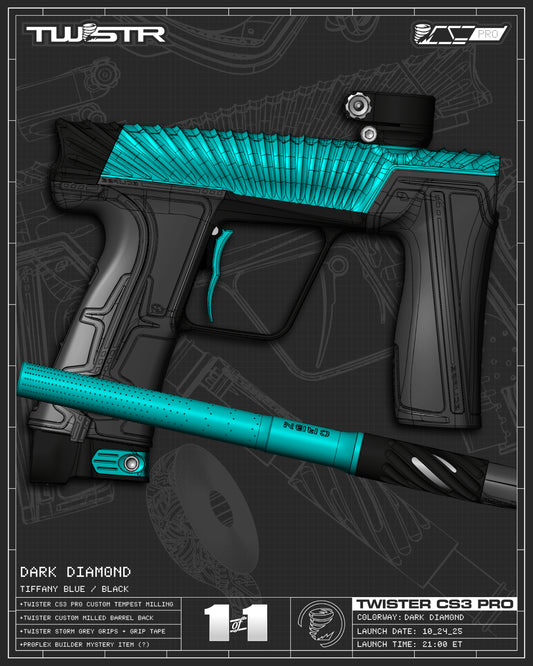 Planet Eclipse TWSTR CS3 PRO - Dark Diamond (Tiffany Blue/Black) [SELECT]