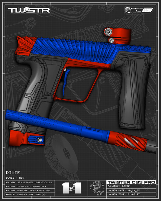 Planet Eclipse TWSTR CS3 PRO - Dixie (Blue3/Red) [SWAP]