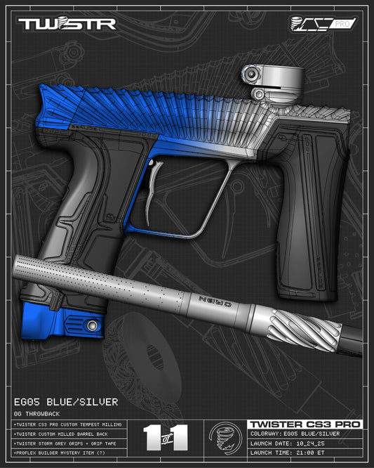 Planet Eclipse TWSTR CS3 PRO - EGO5 Blue/Silver Fade [OG Throwback]