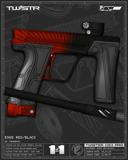 Planet Eclipse TWSTR CS3 PRO - EGO5 Red/Black Fade [OG Throwback]