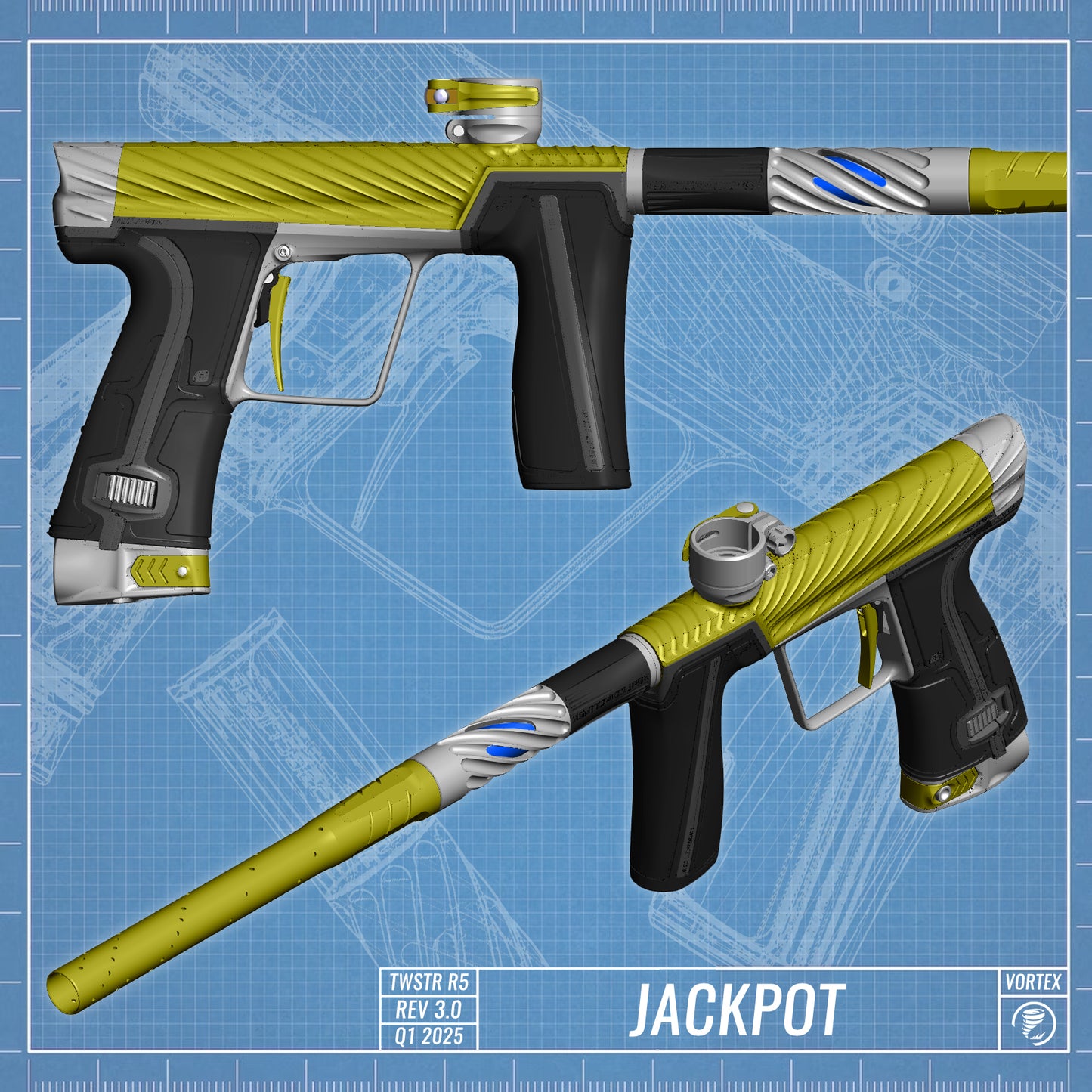 Planet Eclipse TWSTR GEO R5 - Jackpot (Silver/Gold) [BASE]