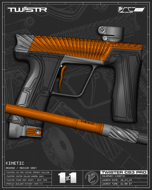 Planet Eclipse TWSTR CS3 PRO - Kinetic (Orange/Medium Grey) [SELECT]