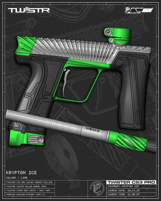 Planet Eclipse TWSTR CS3 PRO - Krypton Ice (Silver/Green) [BASE]
