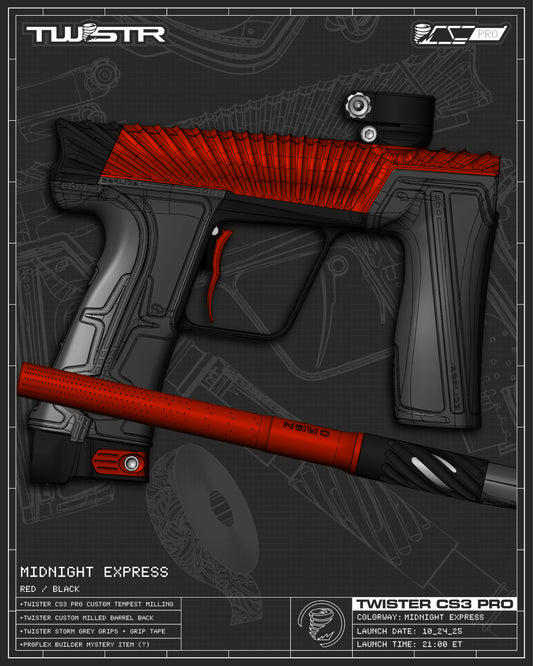 Planet Eclipse TWSTR CS3 PRO - Midnight Express (Red/Black) [SWAP]