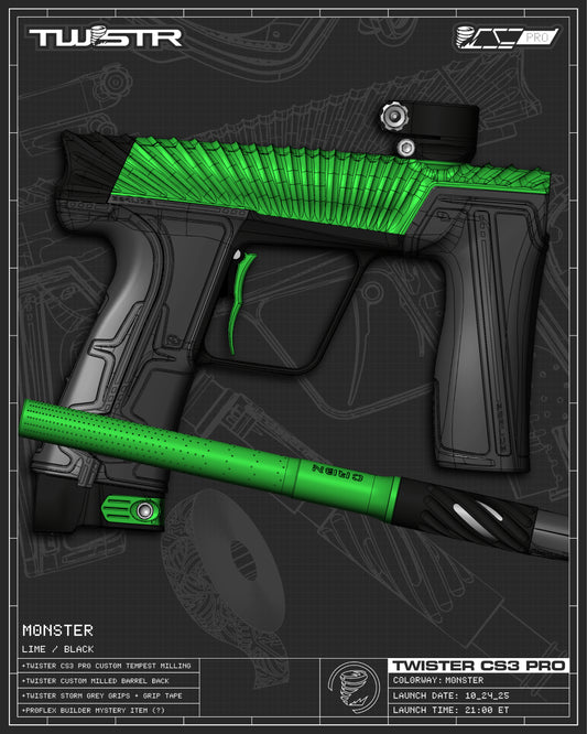 Planet Eclipse TWSTR CS3 PRO - Monster (Green/Black) [SWAP]
