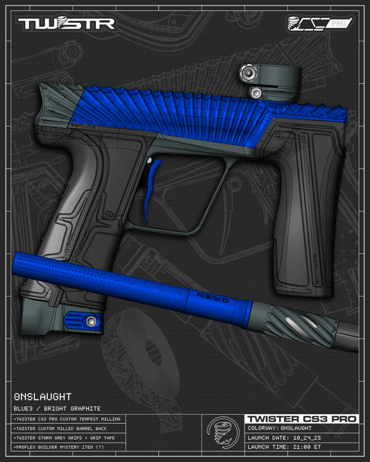Planet Eclipse TWSTR CS3 PRO - Onslaught (Blue3/Graphite) [BASE]