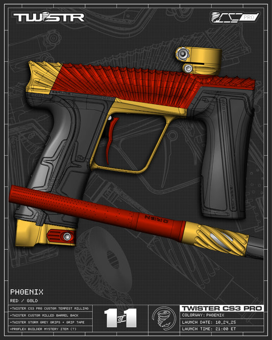 Planet Eclipse TWSTR CS3 PRO - Phoenix (Red/Gold) [SWAP]