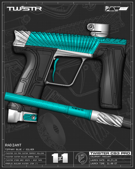Planet Eclipse TWSTR CS3 PRO - Radiant (Tiffany Blue/Silver) [SELECT]