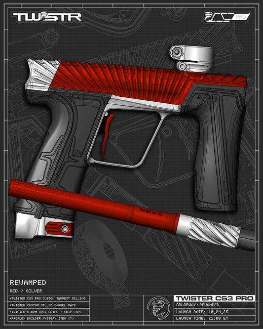Planet Eclipse TWSTR CS3 PRO - ReVamped (Red/Silver) [SWAP]