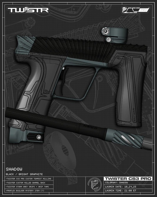 Planet Eclipse TWSTR CS3 PRO - Shadow (Black/Graphite) [SWAP]