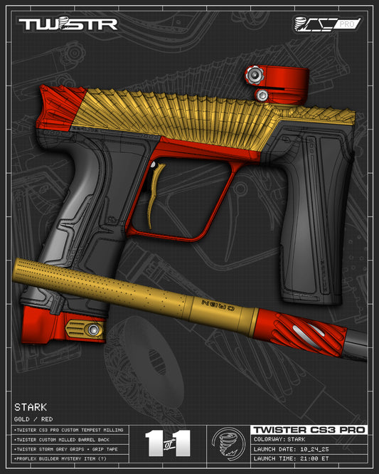 Planet Eclipse TWSTR CS3 PRO - Stark (Gold/Red) [SWAP]