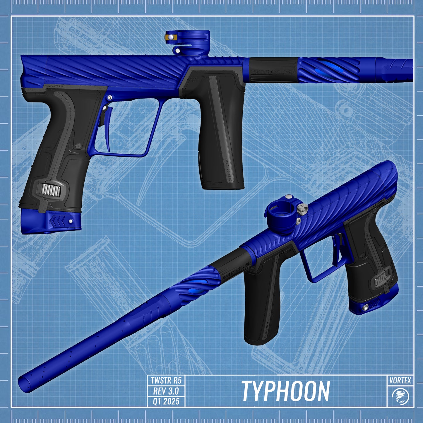 Planet Eclipse TWSTR GEO R5 - Typhoon (Blue3/Blue3) [SWAP]