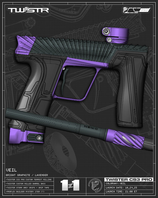 Planet Eclipse TWSTR CS3 PRO - Veil (Graphite/Lavender) [SELECT]