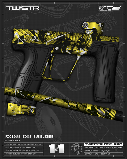 Planet Eclipse TWSTR CS3 PRO - Vicious Bumblebee Splash [OG Throwback]