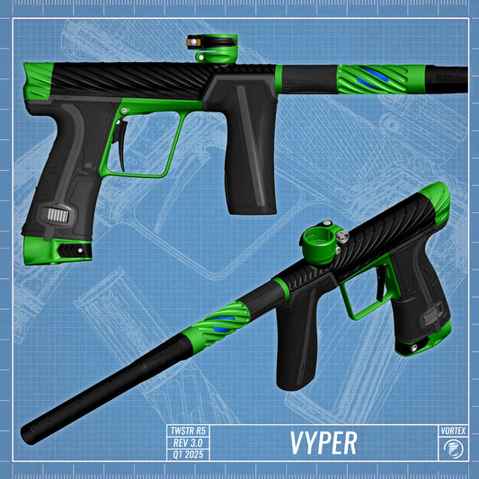 Planet Eclipse TWSTR GEO R5 - Vyper (Black/Lime) [SWAP]