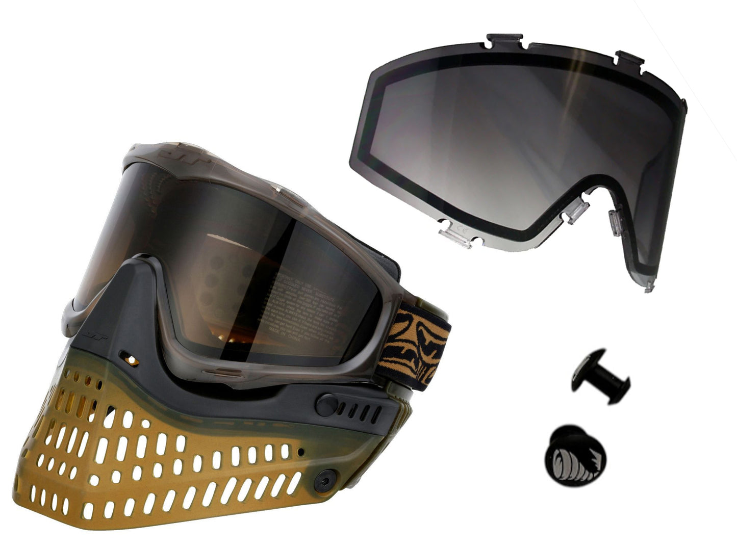 JT Spectra Proflex SE Goggle - Brown ICE + BONUS Smoke/Clear Thermal Lens + TWSTR SuperDead Tool-less Hardware