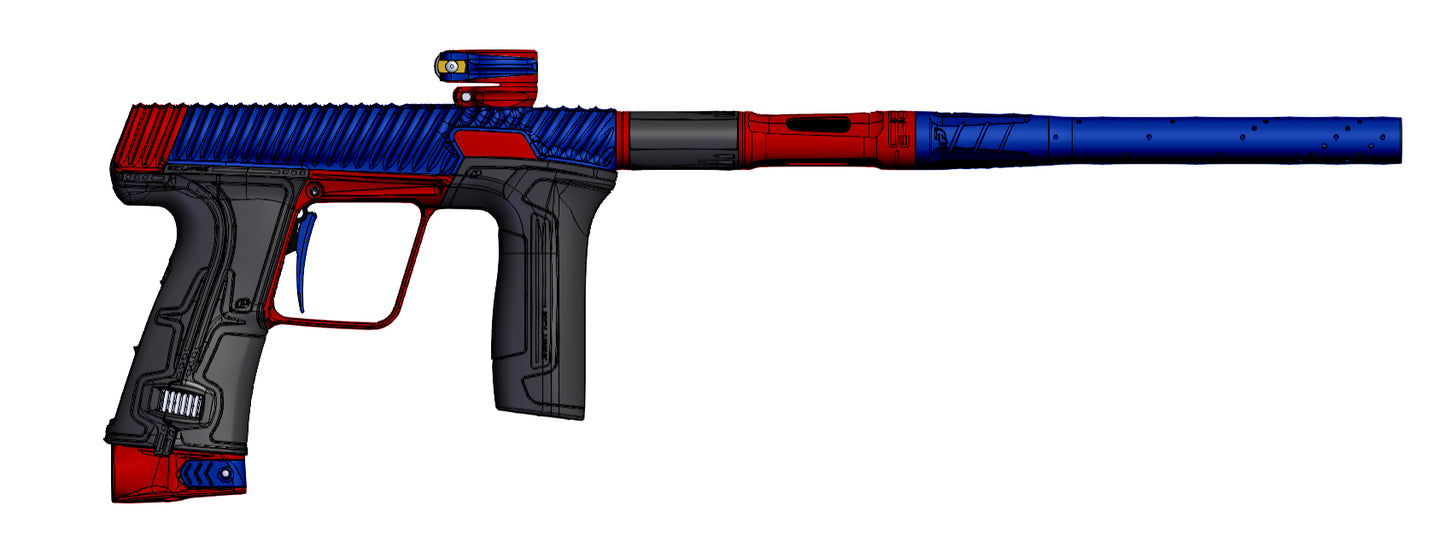 Planet Eclipse TWSTR CS3 SLR - Dixie (Blue3/Red) [WAVE2]