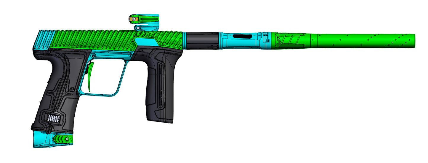 Planet Eclipse TWSTR CS3 SLR - Poison (Lime/Turquoise) [ICON]