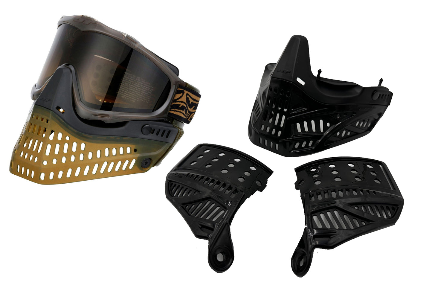 JT Spectra Proflex SE Goggle - Brown ICE +  REVO2 Black Skirt/Ear Kit