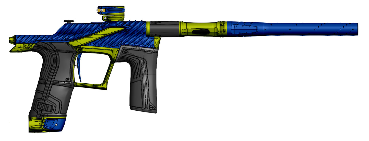 Planet Eclipse TWSTR LV2 SLR - Super Blue (Electric Blue/Gold) [BASE]