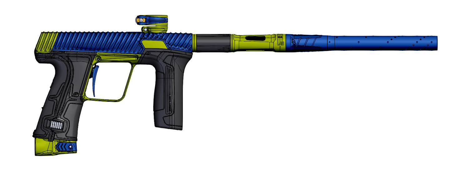 Planet Eclipse TWSTR CS3 SLR - Superblue (Electric Blue/Gold) [BASE]