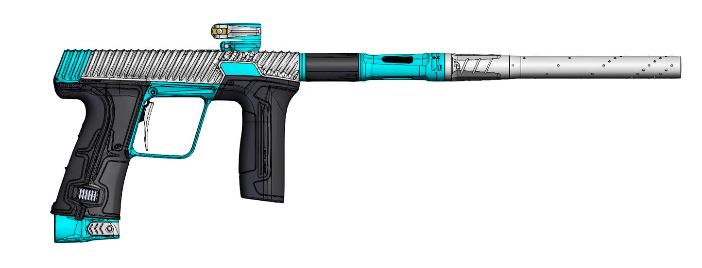 Planet Eclipse TWSTR CS3 SLR - Tundra (Silver/Turquoise) [ICON]