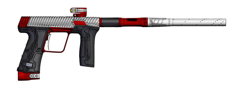 Planet Eclipse TWSTR CS3 SLR - Vamped (Silver/Red) [ICON]