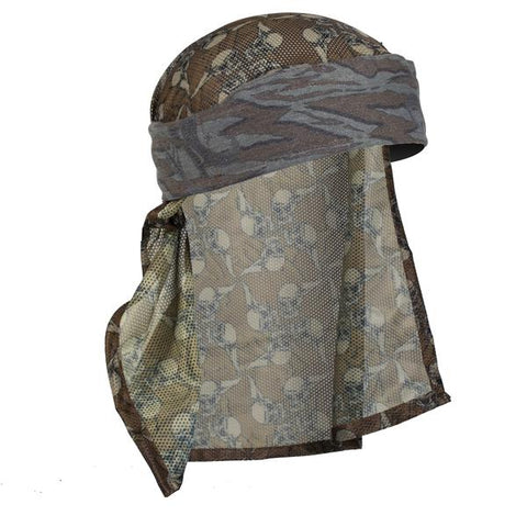 HK Army Hostilewear Headwrap - Snakes Forest/Brown Mesh